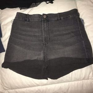 Black high waisted shorts! Worn ONCE